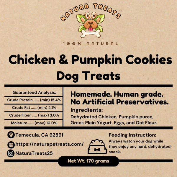 Chicken & Pumpkin Cookies