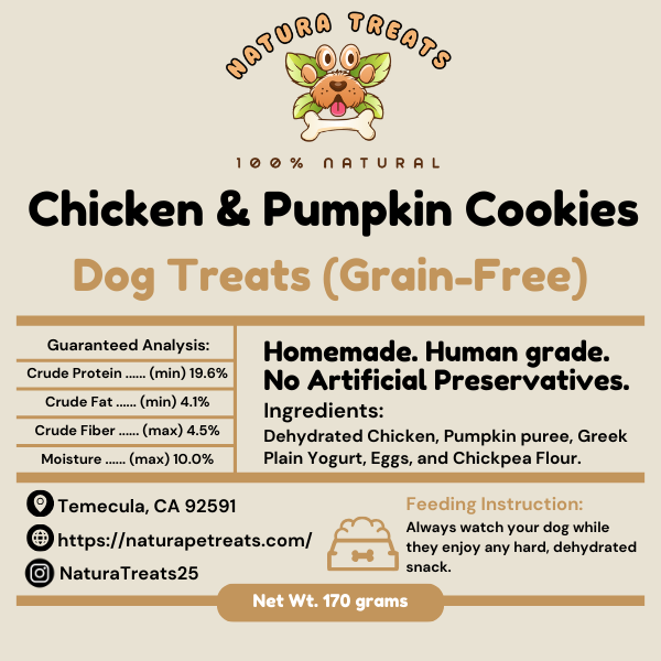 Chicken & Pumpkin Cookies