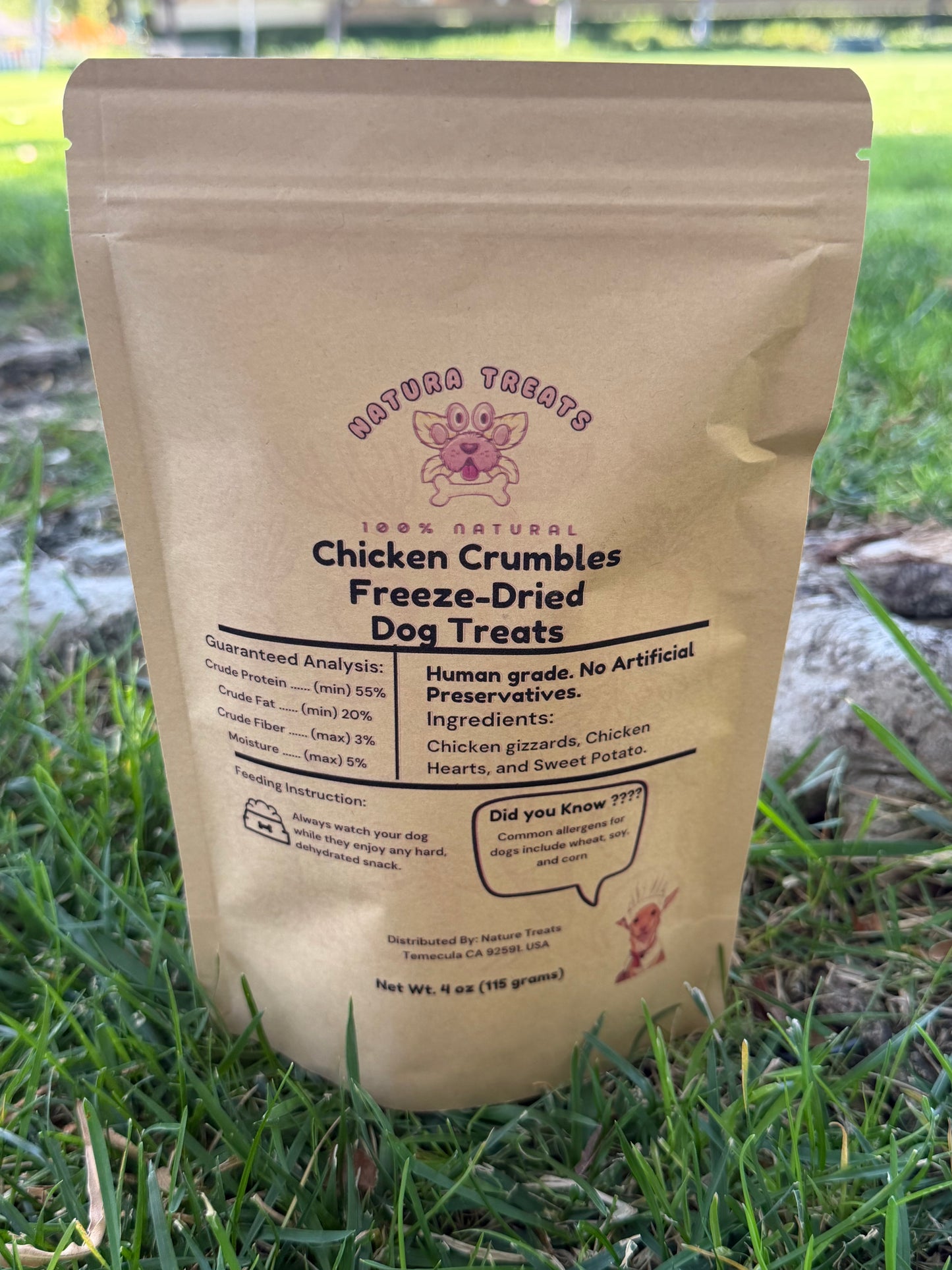 Freeze Dried Protein Crumbles.