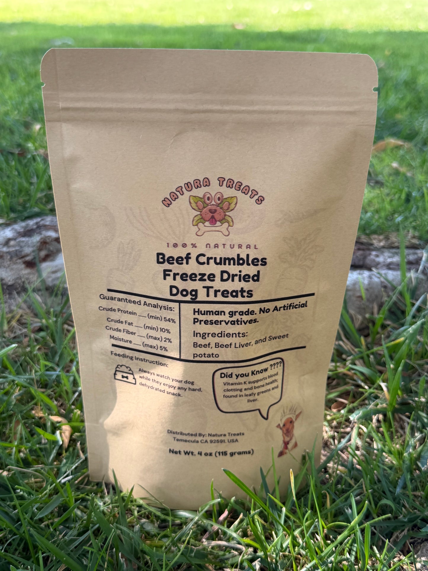 Freeze Dried Protein Crumbles.